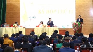 Nam Đàn tổ chức thành công Kỳ họp thứ 11 HĐND huyện khóa XXI, nhiệm kỳ 2021 -2026