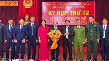 Con Cuông có tân Chủ tịch UBND huyện
