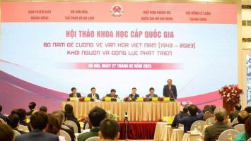 Hội thảo khoa học '80 năm Đề cương văn hóa Việt Nam (1943 - 2023) - Khởi nguồn và động lực phát triển'