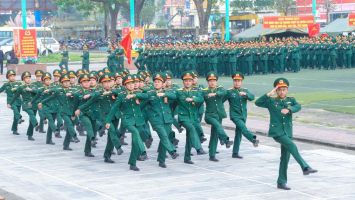 Lực lượng vũ trang tỉnh Nghệ An ra quân huấn luyện năm 2023