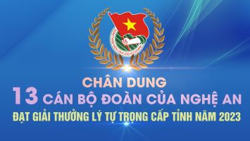 Danh sách 13 cán bộ Đoàn của Nghệ An đạt giải thưởng Lý Tự Trọng cấp tỉnh năm 2023