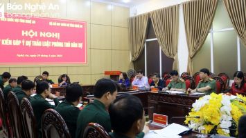 Đoàn Đại biểu Quốc hội Nghệ An góp ý dự thảo Luật Phòng thủ dân sự