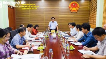 Tháo gỡ vướng mắc tại Trung tâm Xúc tiến đầu tư thương mại và du lịch Nghệ An