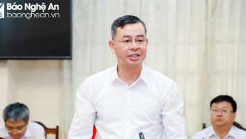 Lãnh đạo Kiểm toán Nhà nước làm việc với Thường trực Tỉnh ủy và lãnh đạo HĐND, UBND tỉnh Nghệ An