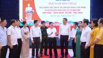 Nỗ lực, tận tụy cao nhất cho khát vọng phát triển của tỉnh