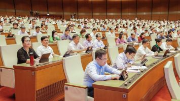 Quốc hội thảo luận về việc huy động, quản lý và sử dụng các nguồn lực phục vụ công tác phòng, chống dịch Covid-19