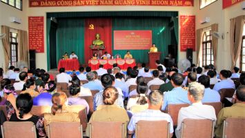 Phối hợp tiếp xúc cử tri của đại biểu HĐND 3 cấp tại phường Quỳnh Xuân nhiệm kỳ 2021-2026