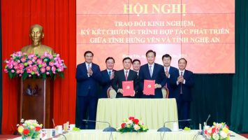 Triển khai thực hiện Biên bản ghi nhớ hợp tác hai tỉnh Nghệ An và Hưng Yên giai đoạn 2023