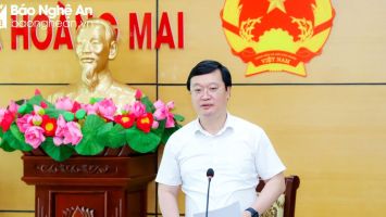 Chủ tịch UBND tỉnh: Phát huy lợi thế vị trí, xây dựng Hoàng Mai trở thành một phần động lực tăng trưởng của tỉnh