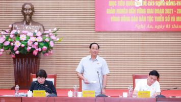 Thượng tướng Trần Quang Phương: Nghệ An cần 'bám trên, sát dưới', xác định khâu đột phá thực hiện 3 chương trình mục tiêu quốc gia