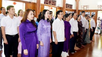 Trang trọng lễ tưởng niệm đồng chí Nguyễn Thị Minh Khai