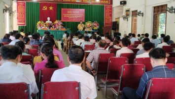 Đại biểu HĐND tỉnh tiếp xúc cử tri tại huyện Con Cuông