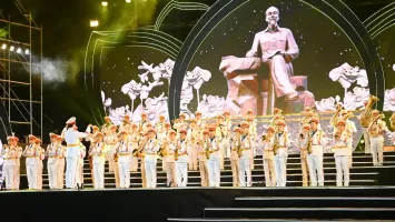 Chương trình nghệ thuật 'Sáng mãi lời dạy của Bác'