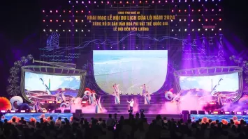 Khai hội du lịch Cửa Lò năm 2024 và công bố di sản phi vật thể quốc gia Lễ hội Đền Yên Lương