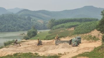 Sở Tài nguyên và Môi trường trả lời cử tri Võ Duy Hiển, Chủ tịch UBND xã Nghĩa Đồng, huyện Tân Kỳ về kiểm tra, đánh giá trữ lượng mỏ cát