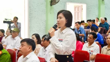 Cử tri Đô Lương đề nghị đẩy mạnh thu hút đầu tư, tạo việc làm cho lao động địa phương