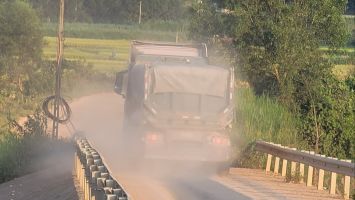 Công an tỉnh trả lời cử tri Bùi Đặng Vân, xã Nghĩa Hành, huyện Tân Kỳ về xử lý tình trạng xe chở cát quá tải lưu thông trên tuyến Tỉnh lộ 534