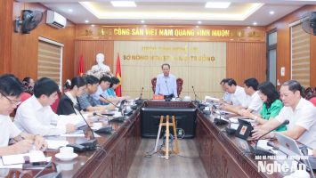 Phó Chủ tịch Thường trực HĐND tỉnh Nghệ An đề nghị tập trung tháo gỡ các vướng mắc để phân bổ và giải ngân nguồn vốn giảm nghèo bền vững