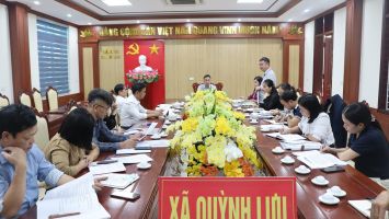 Hội nghị liên tịch thống nhất các nội dung kỳ họp thường lệ cuối năm 2025 HĐND xã Quỳnh Lưu khóa I, nhiệm kỳ 2021-2026