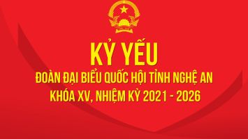 KỶ YẾU ĐOÀN ĐOÀN ĐẠI BIỂU QUỐC HỘI TỈNH NGHỆ AN KHÓA XV - NHIỆM KỲ 2021 - 2026