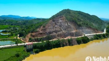 Trả lời kiến nghị cử tri thị trấn Dùng về xây dựng rãnh thoát nước trên tuyến QL.46B