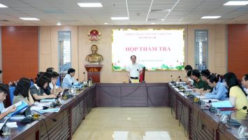 Ban Pháp chế HĐND tỉnh thẩm tra dự thảo Nghị quyết quy định mức trợ cấp ngày công lao động đối với dân quân trên địa bàn tỉnh