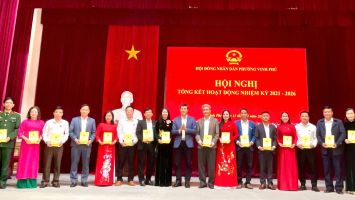 Tổng kết hoạt động nhiệm kỳ 2021 – 2026 của HĐND phường Vinh Phú