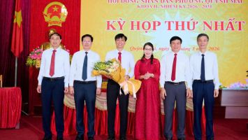 HĐND phường Quỳnh Mai khóa II kỳ họp thứ nhất, bầu các chức danh theo quy định