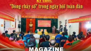 Dấu ấn đổi mới và niềm tin cử tri - Kỳ cuối: "Dòng chảy số" trong ngày hội toàn dân