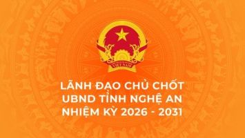 Lãnh đạo chủ chốt UBND tỉnh Nghệ An nhiệm kỳ 2026 - 2031