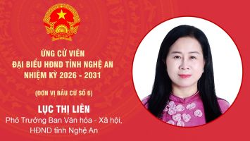 Chương trình hành động của bà Lục Thị Liên - ứng cử viên đại biểu HĐND tỉnh Nghệ An nhiệm kỳ 2026 - 2031