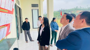 Kiểm tra công tác chuẩn bị bầu cử tại các xã: Kim Bảng, Bích Hào, Hoa Quân