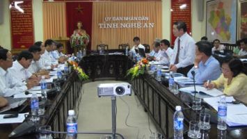 Đoàn giám sát của Thường vụ Quốc hội làm việc với lãnh đạo tỉnh Nghệ An