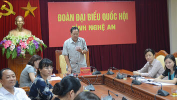 Đoàn ĐBQH tỉnh dự chất vấn Thống đốc Ngân hàng Nhà nước tại Phiên họp thứ 31 của Ủy ban Thường vụ Quốc hội