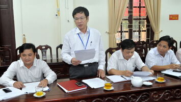 Đồng chí Phó Chủ tịch HĐND tỉnh làm việc tại huyện Nam Đàn