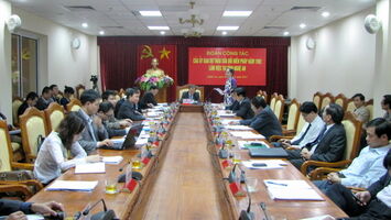 Đoàn công tác Ủy ban Dự thảo sửa đổi Hiến pháp của Quốc hội làm việc tại Nghệ An