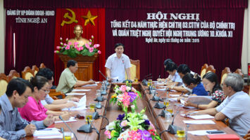Văn phòng Đoàn ĐBQH và HĐND tỉnh tổng kết 4 năm thực hiện Chỉ thị 03-CT/TW của Bộ Chính trị