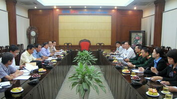 Đoàn ĐBQH tỉnh Nghệ An làm việc với Tổng công ty Điện lực Miền Bắc về công tác đầu tư phát triển lưới điện trên địa bàn tỉnh Nghệ An