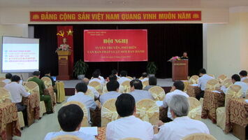 Hội nghị tuyên truyền, phổ biến văn bản pháp luật mới ban hành