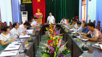 Thường trực HĐND huyện Hưng nguyên tổ chức Hội nghị chuẩn bị kỳ họp thứ 6