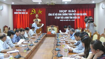 Họp báo công bố nội dung, chương trình Kỳ họp thứ 4, HĐND tỉnh khóa XVI
