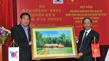 Hội đàm giữa Hội đồng nhân dân tỉnh Nghệ An và Hội đồng nhân dân tỉnh Gyeongggi, nước Đại Hàn Dân Quốc