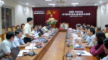 Đoàn ĐBQH Nghệ An lấy ý kiến góp ý Luật Hợp tác xã (sửa đổi).