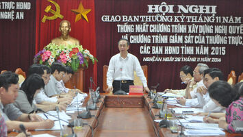 Khẩn trương chuẩn bị kỳ họp thứ 13 HĐND tỉnh khóa XVI