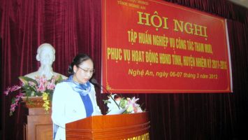 Tập huấn “Nâng cao kỹ năng hoạt động của cán bộ tham mưu, phục vụ cho HĐND”