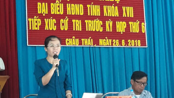 Đại biểu HĐND tỉnh tiếp xúc cử tri huyện Quỳ Hợp trước kỳ họp thứ 6