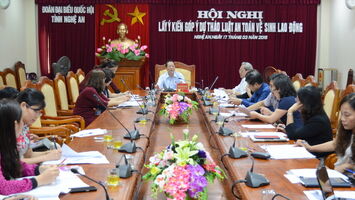 Góp ý vào dự án Luật An toàn vệ sinh lao động