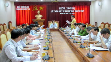 Đoàn ĐBQH lấy ý kiến góp ý dự án Luật Giám định tư pháp