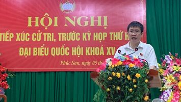 Đại biểu Quốc hội tiếp xúc cử tri tại các huyện Con Cuông và  Anh Sơn