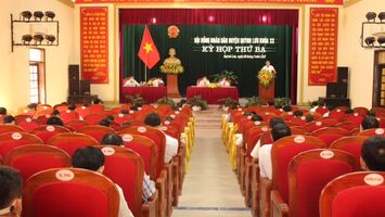 Khai mạc kỳ họp thứ 3, HĐND huyện Quỳnh Lưu khóa XX